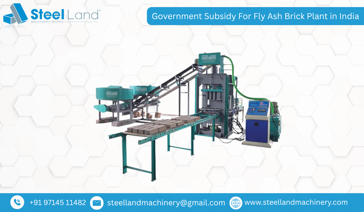 Government Subsidy For Fly Ash Brick Plant In India