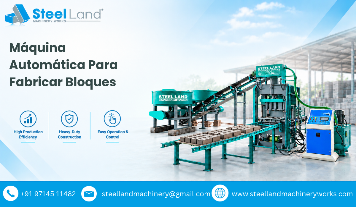 Máquina Automática para Fabricar Bloques