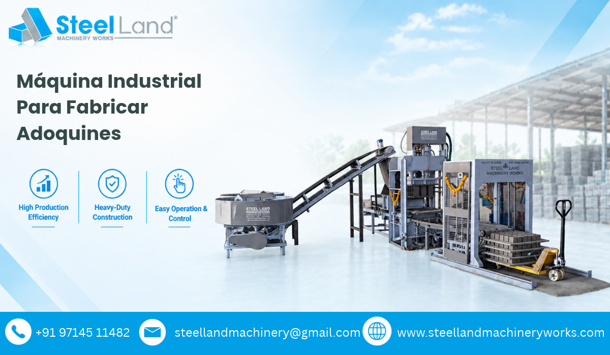 Máquina Industrial Para Fabricar Adoquines