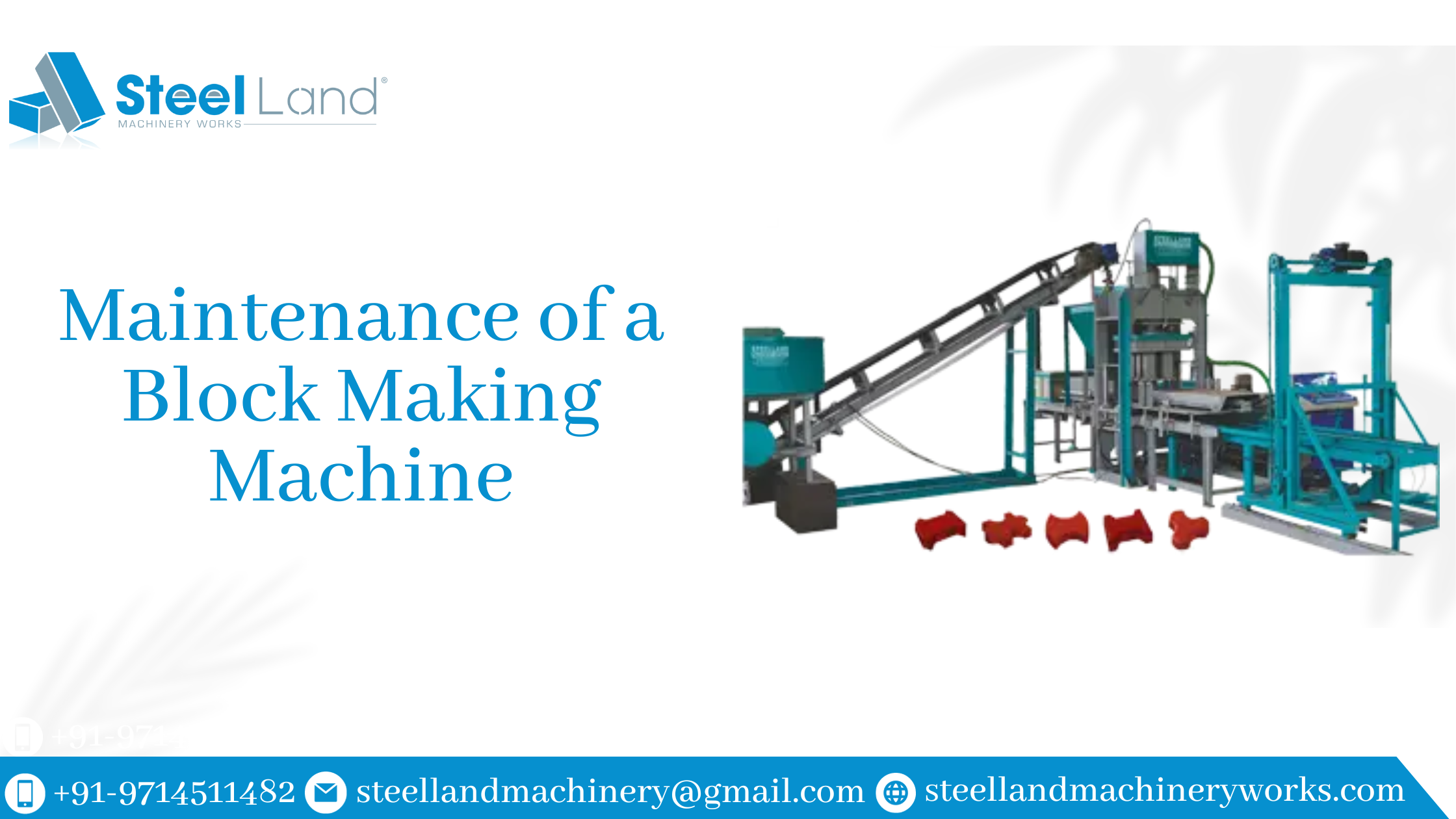 How to Maintain a Block Making Machine?