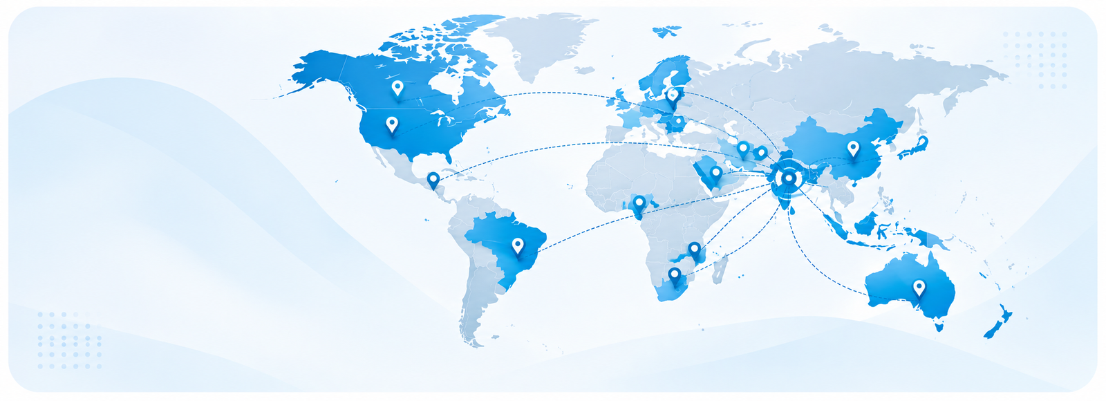 Steel Land Machinery Global Presence