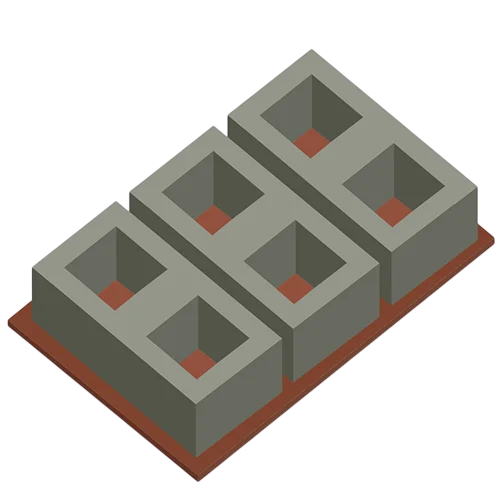 Hollow Block 400x200x200 MM