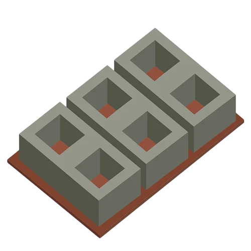 Hollow Block 400x200x200 MM